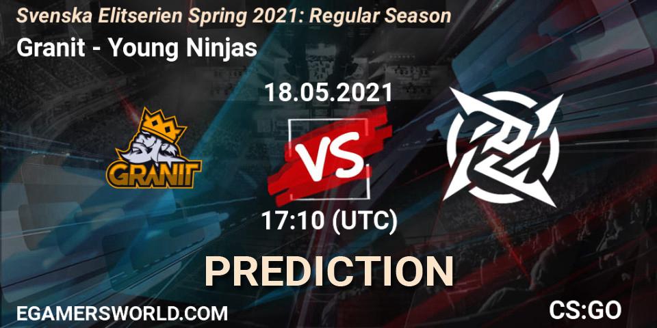 Granit - Young Ninjas: Maç tahminleri. 18.05.21, CS2 (CS:GO), Svenska Elitserien Spring 2021: Regular Season