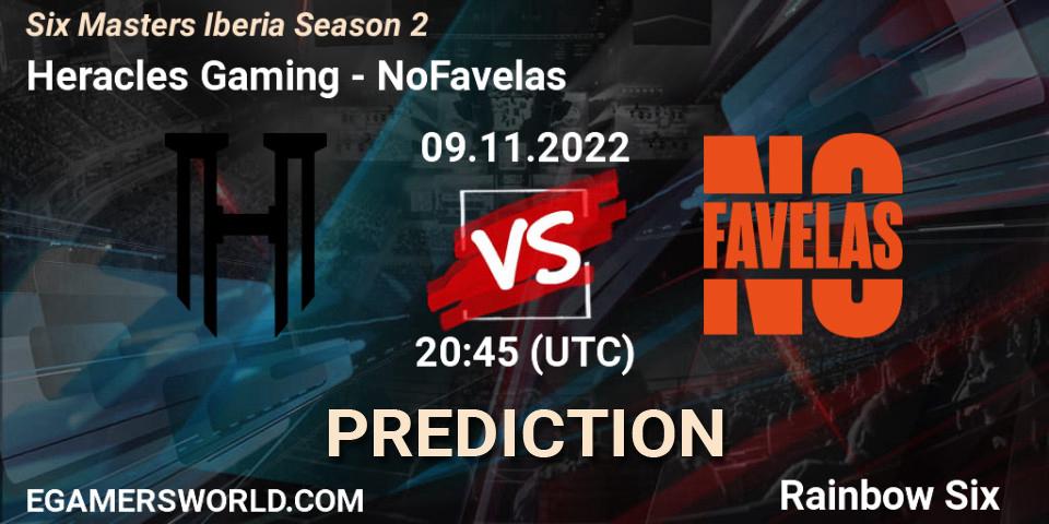 Heracles Gaming - NoFavelas: Maç tahminleri. 09.11.2022 at 20:45, Rainbow Six, Six Masters Iberia Season 2