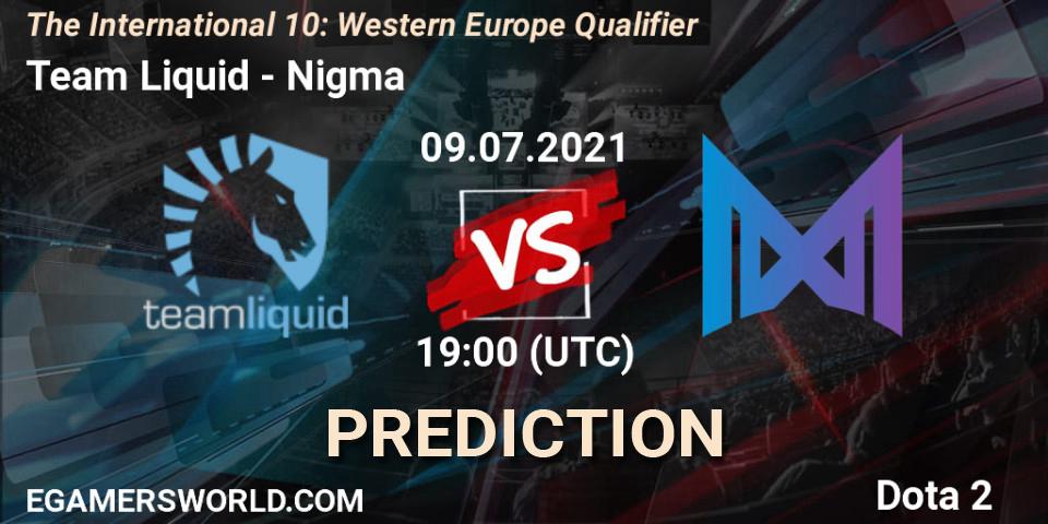 Team Liquid - Nigma Galaxy: Maç tahminleri. 09.07.2021 at 17:57, Dota 2, The International 10: Western Europe Qualifier