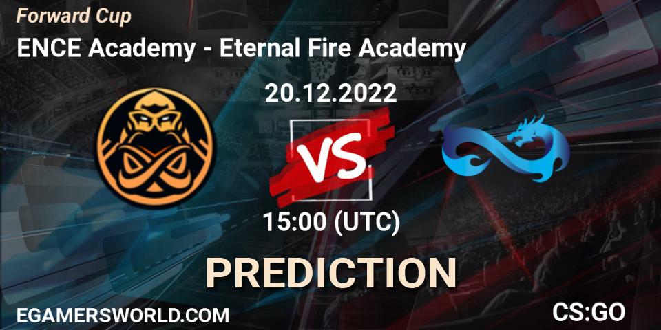 ENCE Academy - Eternal Fire Academy: Maç tahminleri. 20.12.22, CS2 (CS:GO), Forward Cup