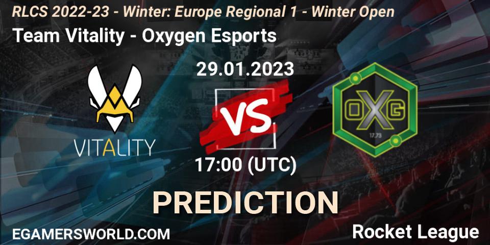 Team Vitality - Oxygen Esports: Maç tahminleri. 29.01.23, Rocket League, RLCS 2022-23 - Winter: Europe Regional 1 - Winter Open