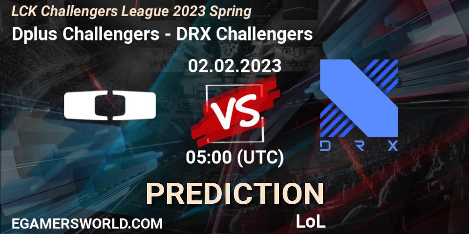 Dplus Challengers - DRX Challengers: Maç tahminleri. 02.02.23, LoL, LCK Challengers League 2023 Spring