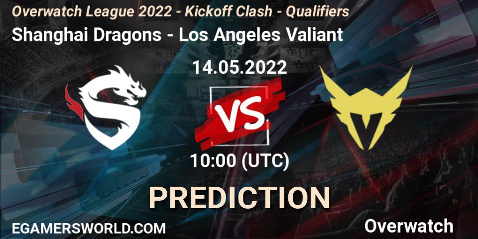 Shanghai Dragons - Los Angeles Valiant: Maç tahminleri. 27.05.2022 at 13:15, Overwatch, Overwatch League 2022 - Kickoff Clash - Qualifiers