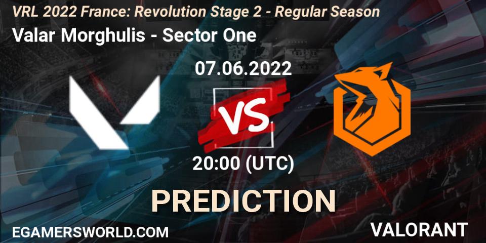 Valar Morghulis - Sector One: Maç tahminleri. 07.06.2022 at 20:00, VALORANT, VRL 2022 France: Revolution Stage 2 - Regular Season