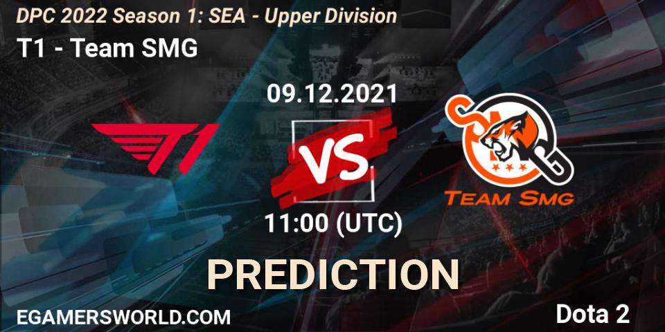 T1 - Team SMG: Maç tahminleri. 09.12.2021 at 11:11, Dota 2, DPC 2022 Season 1: SEA - Upper Division