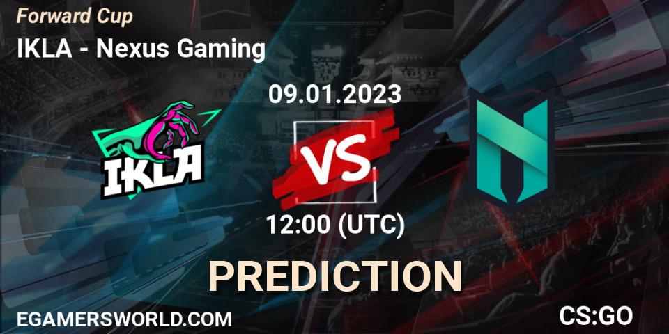 IKLA - Nexus Gaming: Maç tahminleri. 09.01.2023 at 12:00, Counter-Strike (CS2), Forward Cup