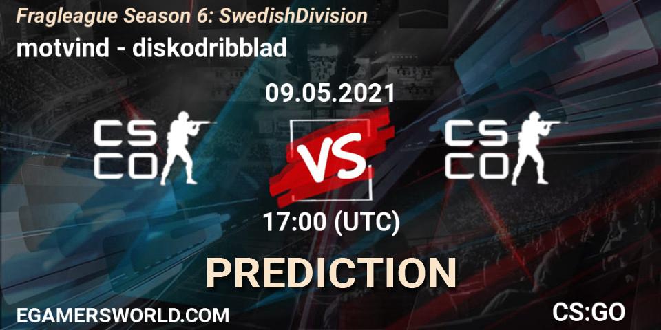 motvind - diskodribblad: Maç tahminleri. 09.05.2021 at 17:00, Counter-Strike (CS2), Fragleague Season 6: Swedish Division