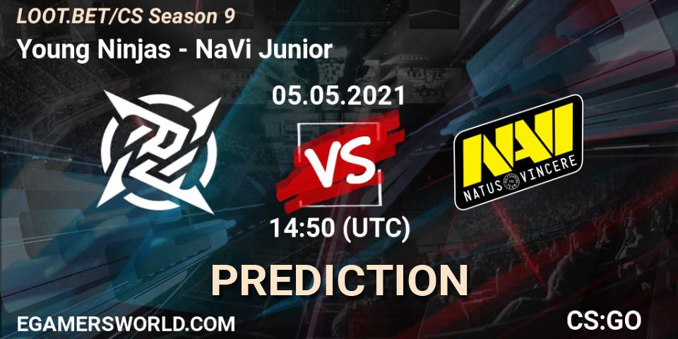 Young Ninjas - NaVi Junior: Maç tahminleri. 05.05.2021 at 14:50, Counter-Strike (CS2), LOOT.BET/CS Season 9