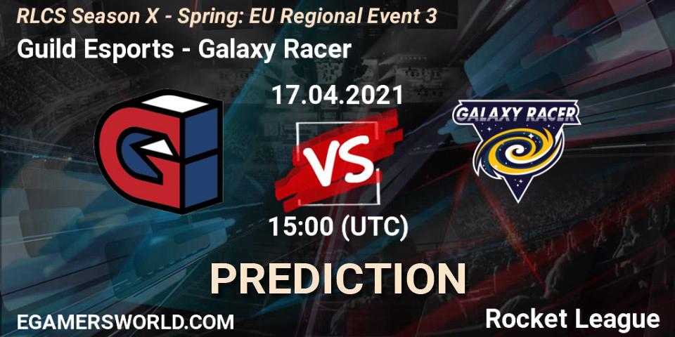 Guild Esports - Galaxy Racer: Maç tahminleri. 17.04.2021 at 15:00, Rocket League, RLCS Season X - Spring: EU Regional Event 3