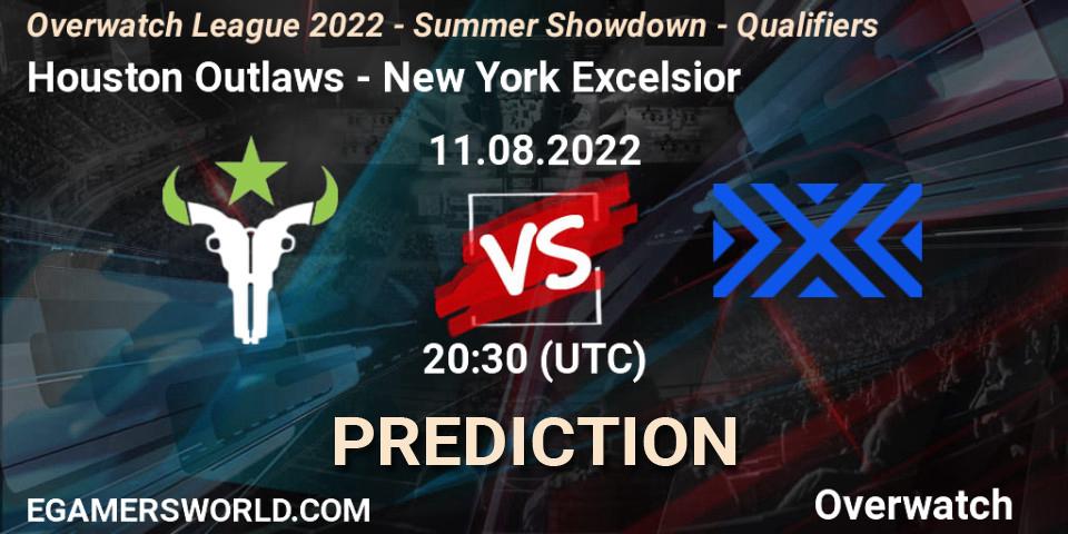 Houston Outlaws - New York Excelsior: Maç tahminleri. 11.08.2022 at 20:30, Overwatch, Overwatch League 2022 - Summer Showdown - Qualifiers