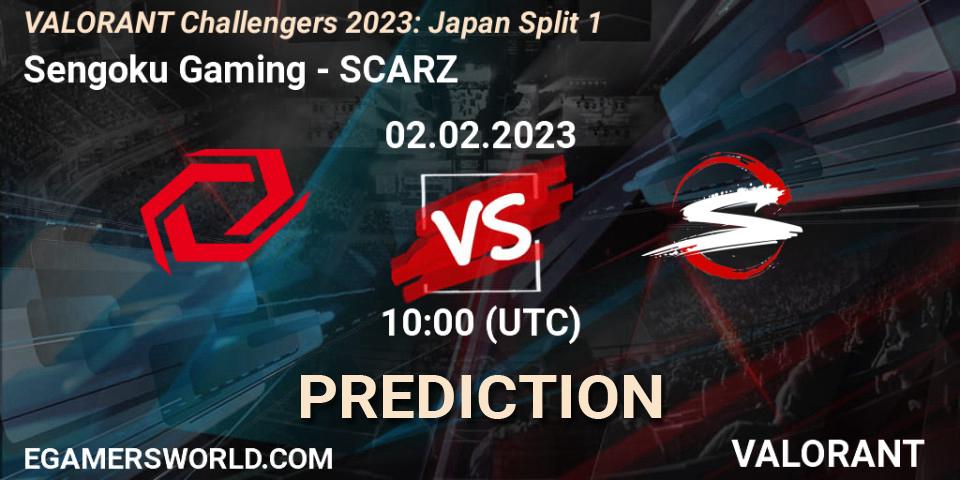 Sengoku Gaming - SCARZ: Maç tahminleri. 02.02.23, VALORANT, VALORANT Challengers 2023: Japan Split 1