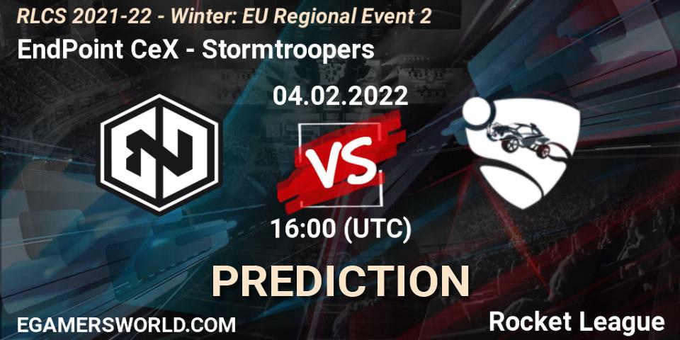 EndPoint CeX - Stormtroopers: Maç tahminleri. 04.02.2022 at 16:00, Rocket League, RLCS 2021-22 - Winter: EU Regional Event 2