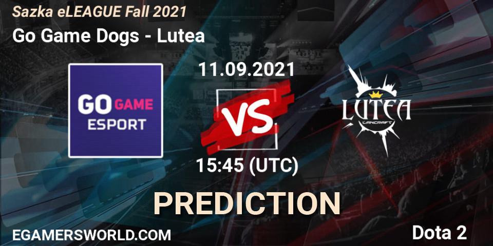 Go Game Dogs - Lutea: Maç tahminleri. 11.09.2021 at 16:19, Dota 2, Sazka eLEAGUE Fall 2021