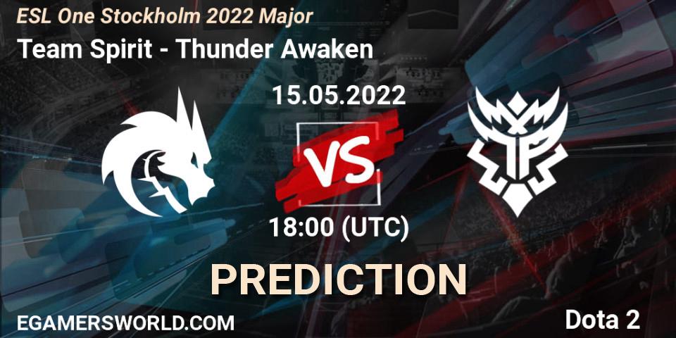 Team Spirit - Thunder Awaken: Maç tahminleri. 15.05.2022 at 18:00, Dota 2, ESL One Stockholm 2022 Major