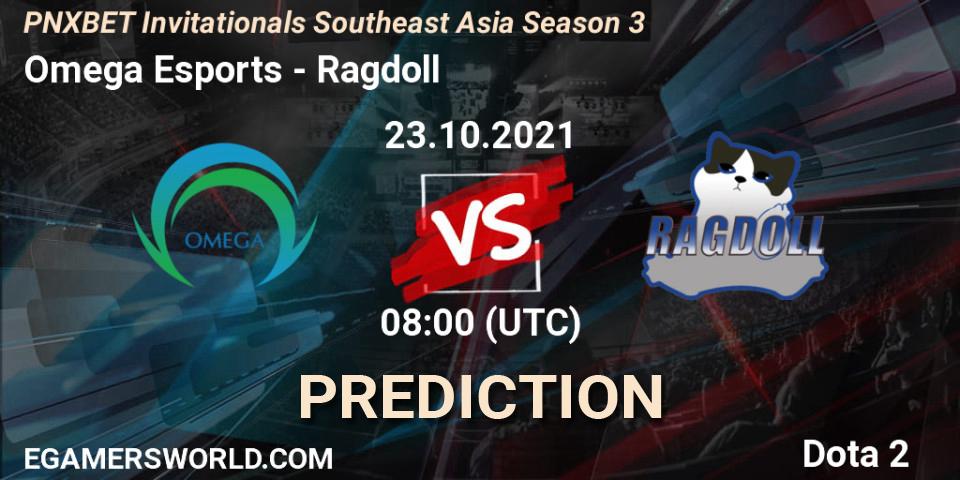 Omega Esports - Ragdoll: Maç tahminleri. 23.10.2021 at 08:36, Dota 2, PNXBET Invitationals Southeast Asia Season 3