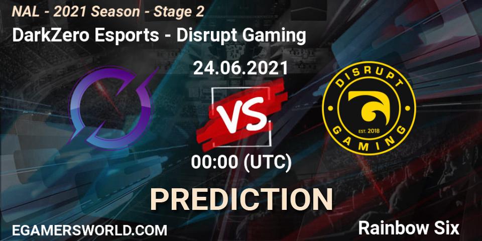 DarkZero Esports - Disrupt Gaming: Maç tahminleri. 24.06.2021 at 00:00, Rainbow Six, NAL - 2021 Season - Stage 2