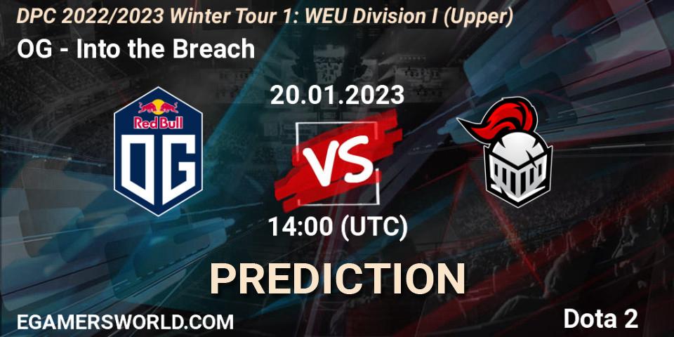 OG - Into the Breach: Maç tahminleri. 20.01.2023 at 13:56, Dota 2, DPC 2022/2023 Winter Tour 1: WEU Division I (Upper)