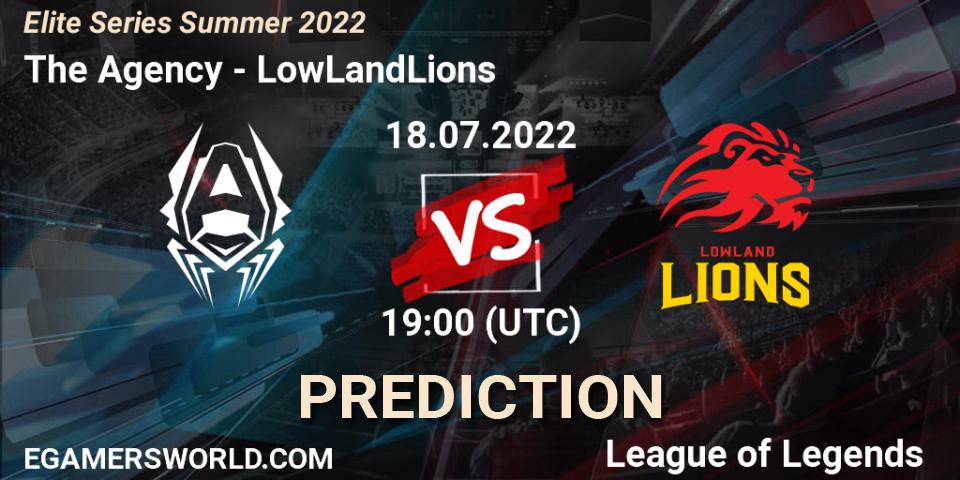 The Agency - LowLandLions: Maç tahminleri. 18.07.22, LoL, Elite Series Summer 2022