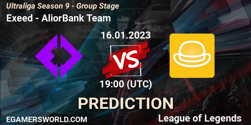 Exeed - AliorBank Team: Maç tahminleri. 16.01.2023 at 19:00, LoL, Ultraliga Season 9 - Group Stage