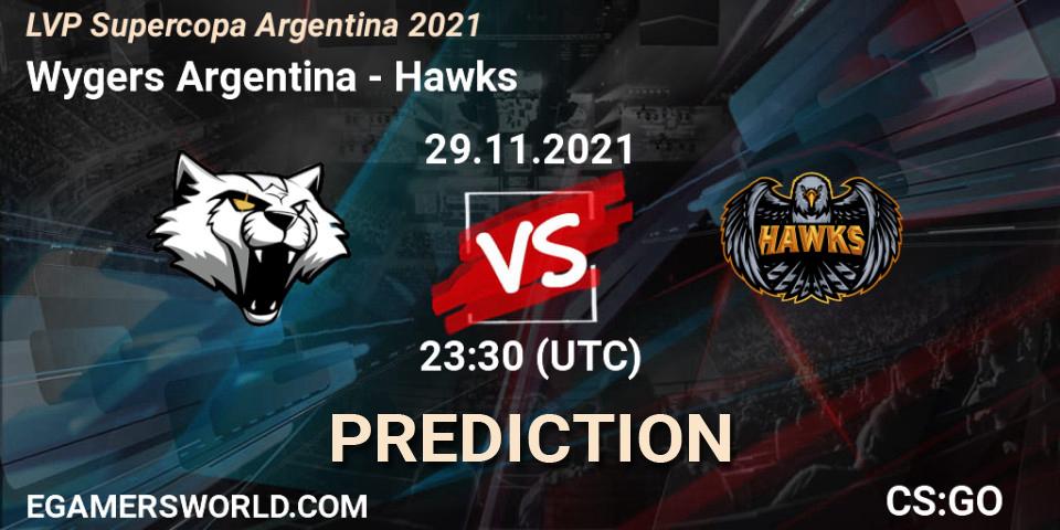Wygers Argentina - Hawks: Maç tahminleri. 29.11.2021 at 23:30, Counter-Strike (CS2), LVP Supercopa Argentina 2021