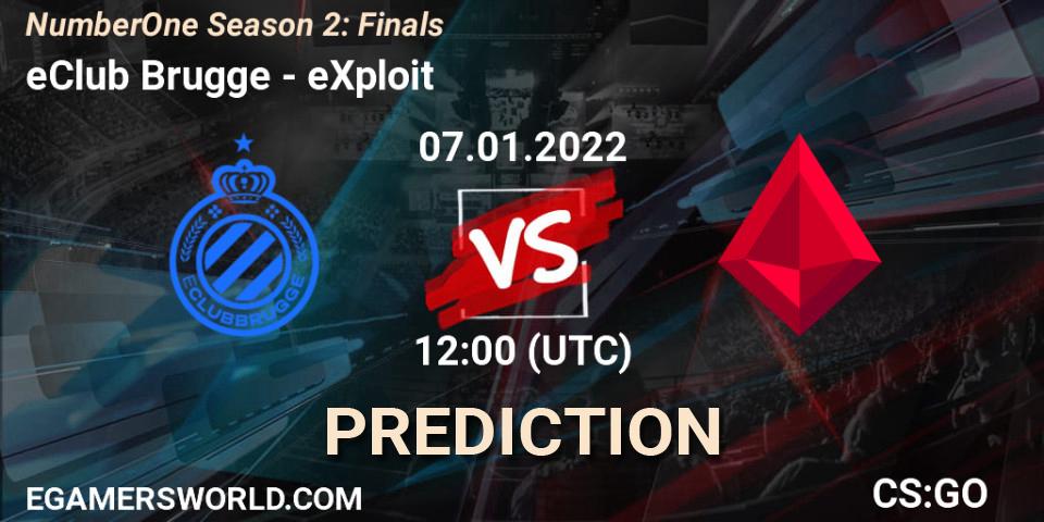 eClub Brugge - eXploit: Maç tahminleri. 07.01.22, CS2 (CS:GO), NumberOne Season 2: Finals