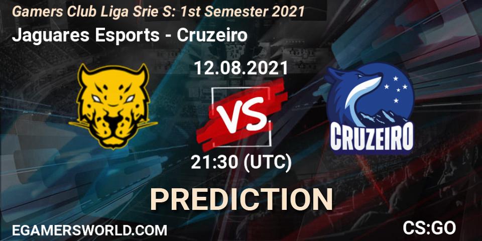 Jaguares Esports - Cruzeiro: Maç tahminleri. 12.08.2021 at 21:25, Counter-Strike (CS2), Gamers Club Liga Série S: 1st Semester 2021