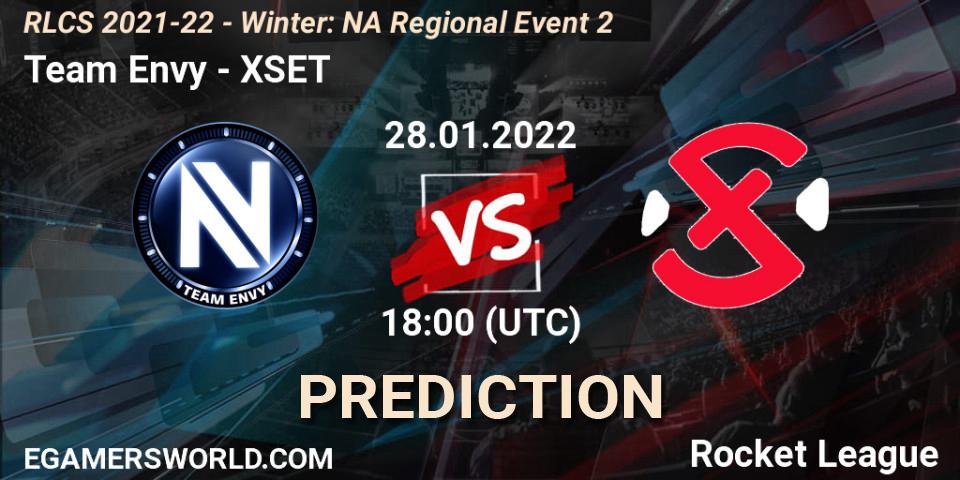 Team Envy - XSET: Maç tahminleri. 28.01.2022 at 18:00, Rocket League, RLCS 2021-22 - Winter: NA Regional Event 2