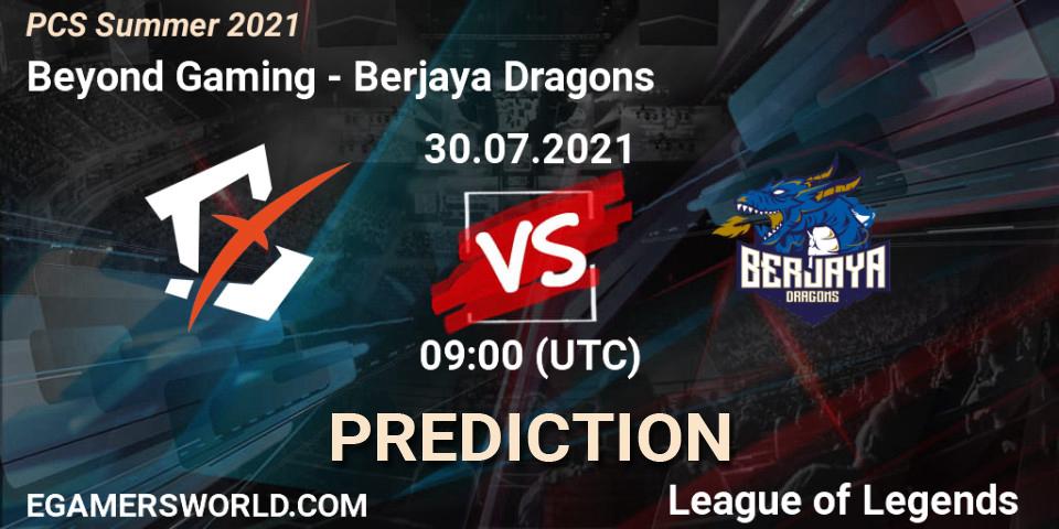 Beyond Gaming - Berjaya Dragons: Maç tahminleri. 30.07.2021 at 09:10, LoL, PCS Summer 2021