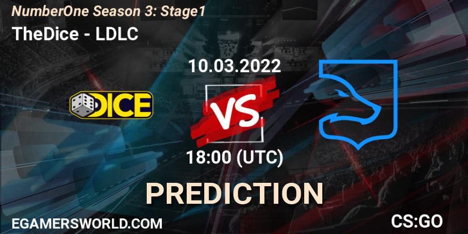 TheDice - LDLC: Maç tahminleri. 10.03.2022 at 18:00, Counter-Strike (CS2), NumberOne Season 3: Stage 1