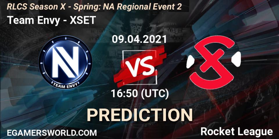 Team Envy - XSET: Maç tahminleri. 09.04.2021 at 16:50, Rocket League, RLCS Season X - Spring: NA Regional Event 2