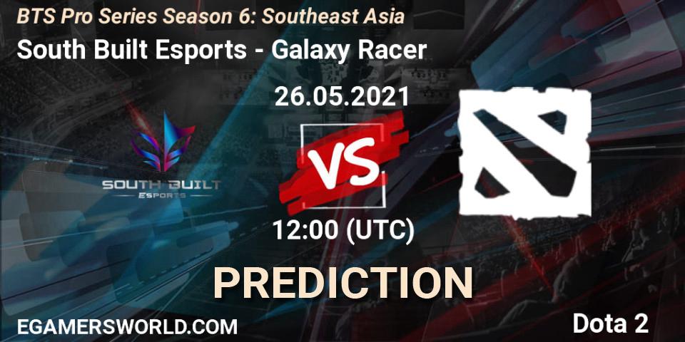South Built Esports - Galaxy Racer: Maç tahminleri. 26.05.2021 at 12:45, Dota 2, BTS Pro Series Season 6: Southeast Asia