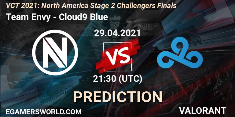 Team Envy - Cloud9 Blue: Maç tahminleri. 29.04.2021 at 22:15, VALORANT, VCT 2021: North America Stage 2 Challengers Finals