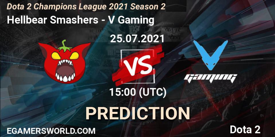 Hellbear Smashers - V Gaming: Maç tahminleri. 25.07.2021 at 15:38, Dota 2, Dota 2 Champions League 2021 Season 2