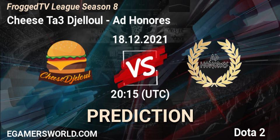 Cheese Ta3 Djelloul - Ad Honores: Maç tahminleri. 18.12.2021 at 18:47, Dota 2, FroggedTV League Season 8