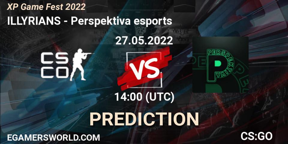 ILLYRIANS - Perspektiva: Maç tahminleri. 27.05.2022 at 14:30, Counter-Strike (CS2), XP Game Fest 2022