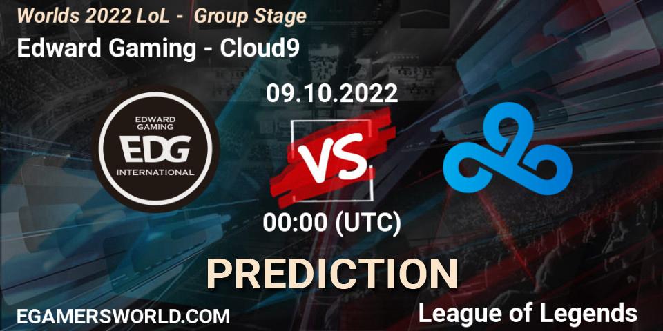 Edward Gaming - Cloud9: Maç tahminleri. 09.10.22, LoL, Worlds 2022 LoL - Group Stage