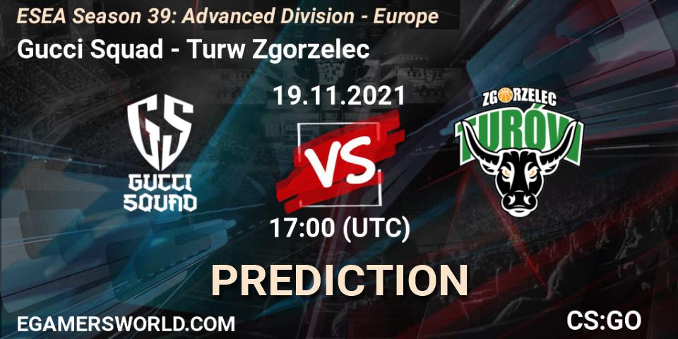 Gucci Squad - Turów Zgorzelec: Maç tahminleri. 19.11.2021 at 17:00, Counter-Strike (CS2), ESEA Season 39: Advanced Division - Europe
