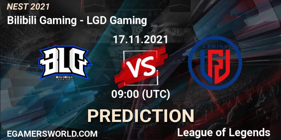 LGD Gaming - Bilibili Gaming: Maç tahminleri. 17.11.2021 at 07:00, LoL, NEST 2021
