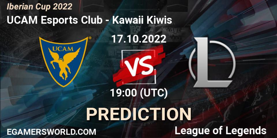 UCAM Esports Club - Kawaii Kiwis: Maç tahminleri. 17.10.2022 at 18:00, LoL, Iberian Cup 2022