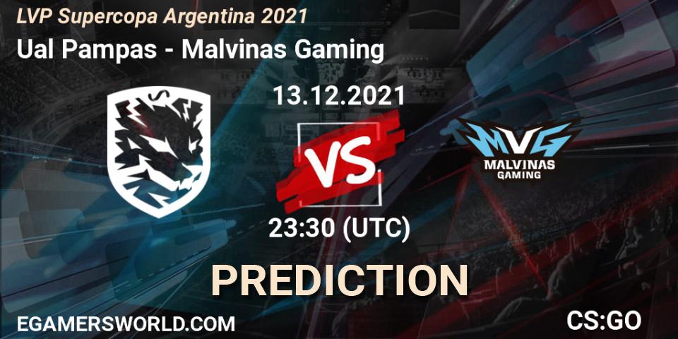 Ualá Pampas - Malvinas Gaming: Maç tahminleri. 13.12.2021 at 22:15, Counter-Strike (CS2), LVP Supercopa Argentina 2021