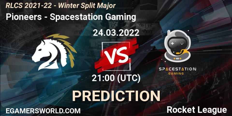 Pioneers - Spacestation Gaming: Maç tahminleri. 24.03.2022 at 18:00, Rocket League, RLCS 2021-22 - Winter Split Major