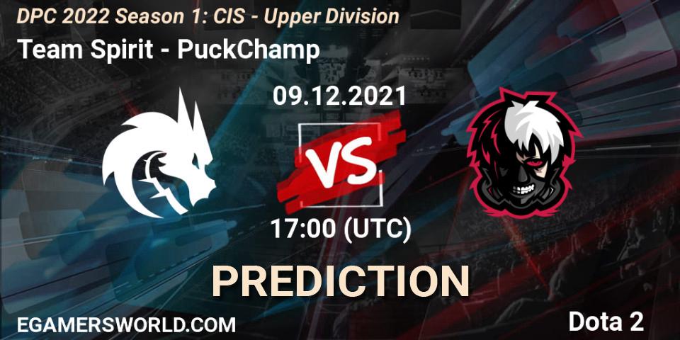 Team Spirit - PuckChamp: Maç tahminleri. 09.12.2021 at 17:32, Dota 2, DPC 2022 Season 1: CIS - Upper Division