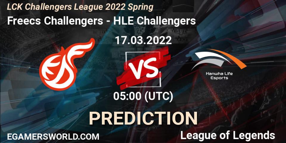 Freecs Challengers - HLE Challengers: Maç tahminleri. 17.03.2022 at 05:00, LoL, LCK Challengers League 2022 Spring
