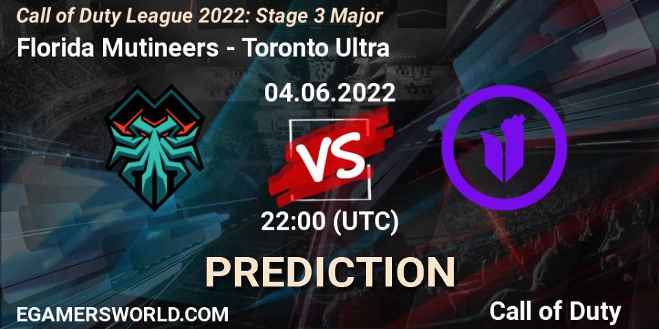 Florida Mutineers - Toronto Ultra: Maç tahminleri. 04.06.2022 at 22:00, Call of Duty, Call of Duty League 2022: Stage 3 Major