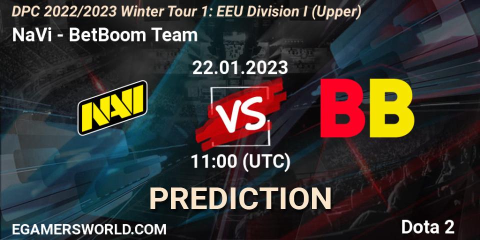 NaVi - BetBoom Team: Maç tahminleri. 22.01.2023 at 11:03, Dota 2, DPC 2022/2023 Winter Tour 1: EEU Division I (Upper)