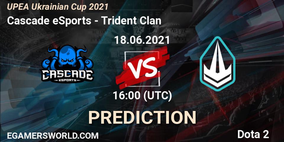 Cascade eSports - Trident Clan: Maç tahminleri. 18.06.21, Dota 2, UPEA Ukrainian Cup 2021