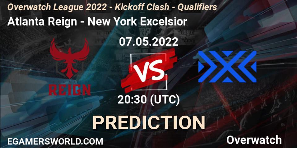 Atlanta Reign - New York Excelsior: Maç tahminleri. 07.05.2022 at 20:30, Overwatch, Overwatch League 2022 - Kickoff Clash - Qualifiers