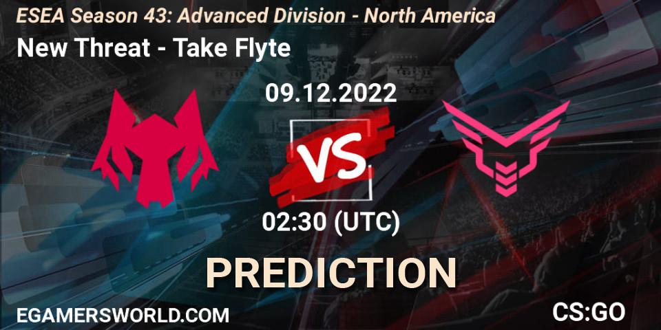 New Threat - Take Flyte: Maç tahminleri. 09.12.2022 at 03:00, Counter-Strike (CS2), ESEA Season 43: Advanced Division - North America