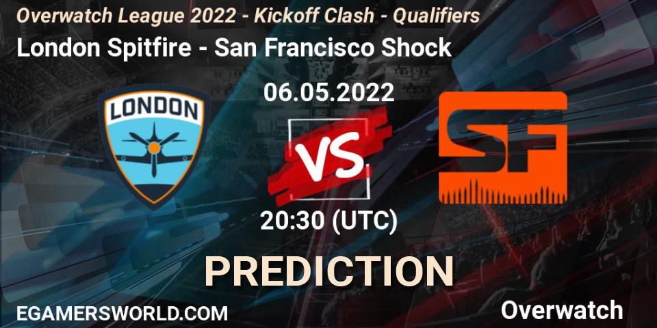 London Spitfire - San Francisco Shock: Maç tahminleri. 06.05.22, Overwatch, Overwatch League 2022 - Kickoff Clash - Qualifiers