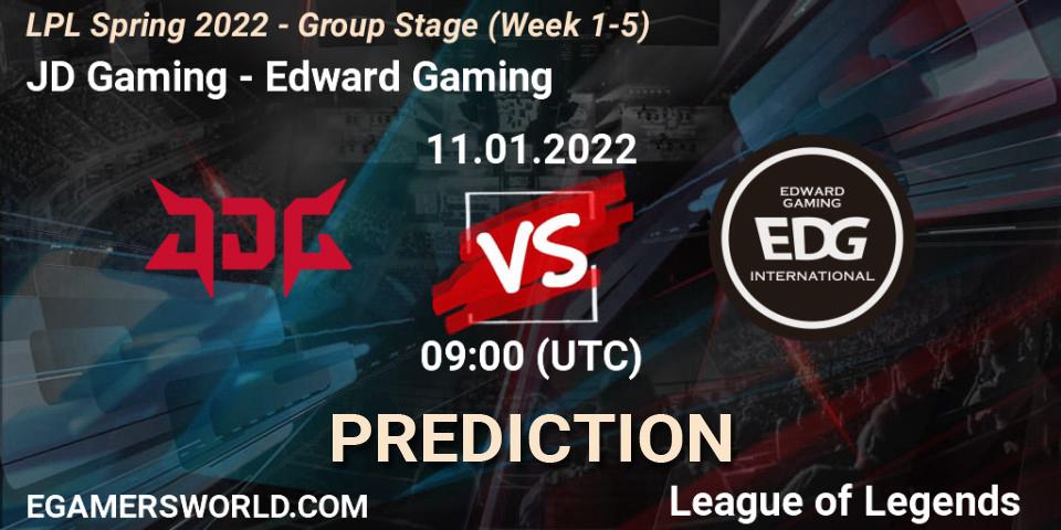 JD Gaming - Edward Gaming: Maç tahminleri. 11.01.2022 at 09:00, LoL, LPL Spring 2022 - Group Stage (Week 1-5)
